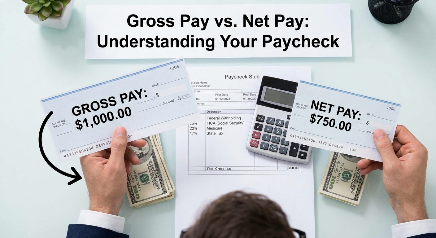 Gross Pay vs. Net Pay: Understanding Your Paycheck