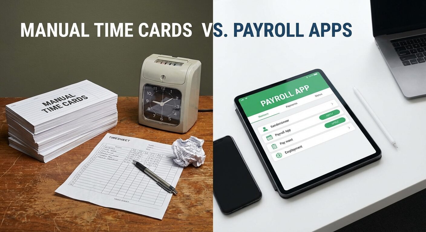 Manual Time Cards vs. Payroll Apps: Which is Right for You?